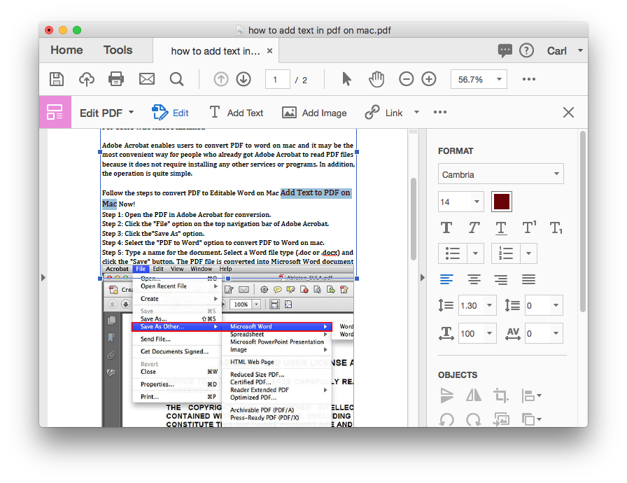 How to edit a pdf on mac for free online